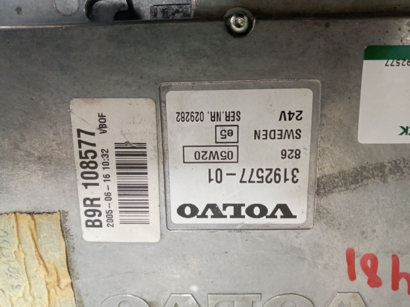 Recambio de modulo electronico para volvo b9r 340 touring referencia OEM IAM 3192577  
