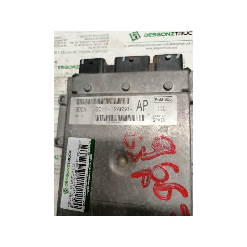 Recambio de centralita motor uce para ford transit combi ´06 ft 330 mediano referencia OEM IAM 6C1112A650AP  