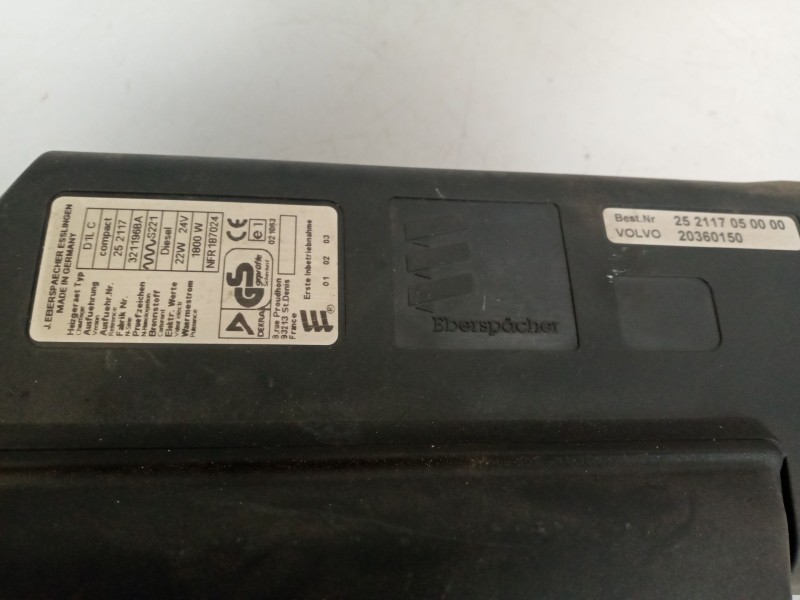 Recambio de motor calefaccion cabina para renault midlum 6.2 diesel referencia OEM IAM d1lc eberspacher 20360150