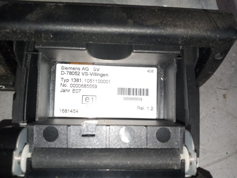 Recambio de tacografo para daf serie xf105.xxx 12.9 diesel referencia OEM IAM 13811051100001 1681454 0000685559