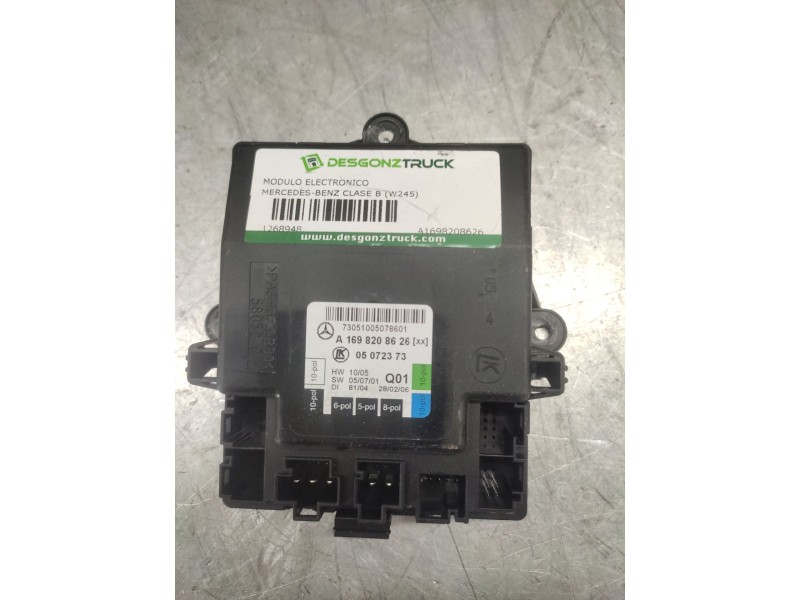 Recambio de modulo electronico para mercedes-benz clase b (w245) 200 (245.233) referencia OEM IAM A1698208626  05072373